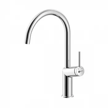 Смеситель Lemark Minima LM3805C для кухни с высоким поворотным изливом, хром