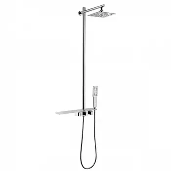 Смеситель Lemark Tropic LM7001C для душа с верхней душ. лейкой "Тропический дождь"