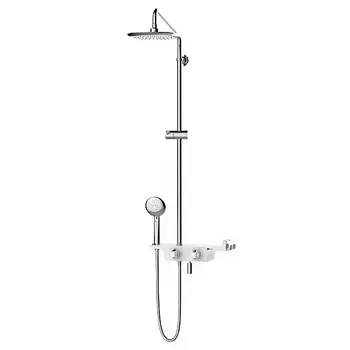 Смеситель Lemark Tropic LM7008C для душа с верхней душевой лейкой "Тропический дождь"