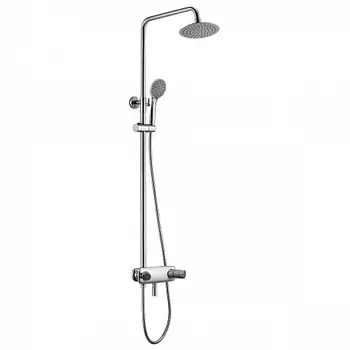 Смеситель Lemark Wing LM5362C для ванны и душа с верхней душевой лейкой "Тропический дождь"