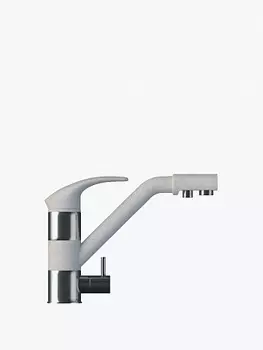 Смеситель Polygran кухонный ДУО (Серый №14)