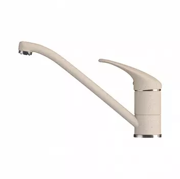 Смеситель Polygran кухонный Низкий (бежевый №27)-цвет снят с производства
