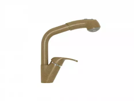 Смеситель Polygran кухонный Высокая Лейка (терракот №307)-цвет снят с производства