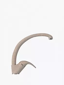 Смеситель Polygran кухонный Высокий (песочный №302)