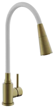 Смесителья для кухни BELZ гибкий золотой (B74810-5)