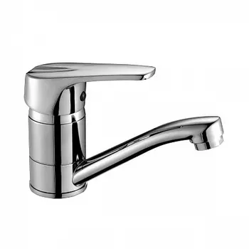 Смеситель Rossinka D40-22U для умывальника (40мм) одноручный, с поворотным изливом, хром