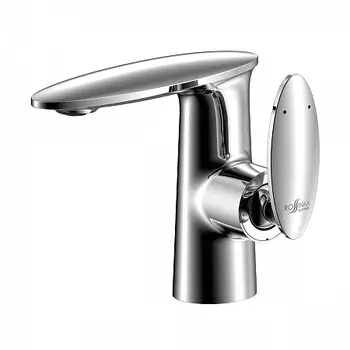 Смеситель Rossinka RS30-11 для умывальника одноручный (35мм) монолитный, хром