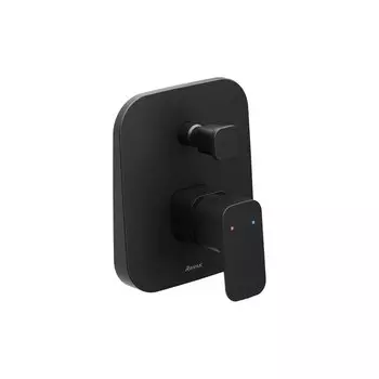 Смеситель скрытого монтажа 10° градусов Free black -TD F 061.20 с переключателем Ravak