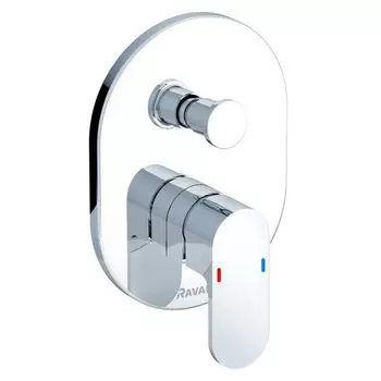 Смеситель скрытого монтажа Chrome CR 065.00 с переключателем для R-box Ravak