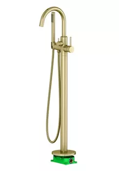 Смеситель Timo Saona 2310/17Y-CR напольный золото матовое