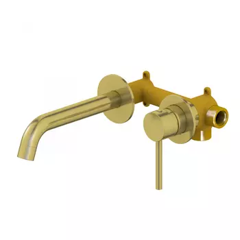 Смеситель TIMO Saona 2372/17SM для раковины скрытого монтажа, золото матовое