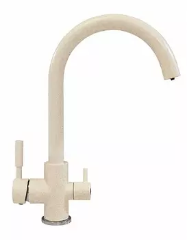 Смеситель TOLERO кухонный Элара Дуо (Бежевый №101)-цвет снят с производства