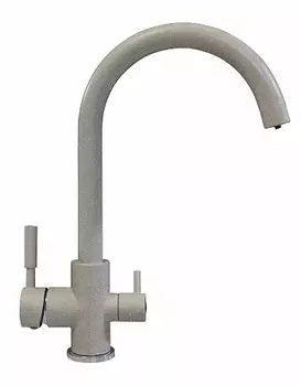 Смеситель TOLERO кухонный Элара Дуо (Серый №701)-цвет снят с производства