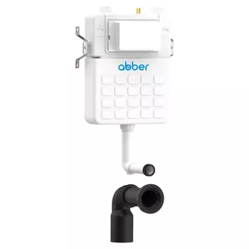 Смывной бачок скрытого монтажа ABBER AC0104 для приставного унитаза