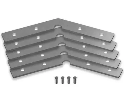 Соединитель угловой для алюминиевого профиля Profile System 135° комплект 5шт Ambrella Light ILLUMINATION