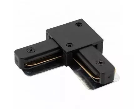 Соединитель угловой L-образный для треков Denkirs DK Track Black TR1102-BK