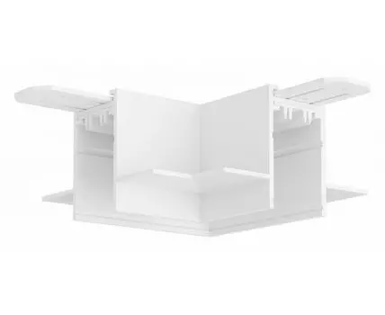 Соединитель угловой L-образный для треков Denkirs Smart TR2112-WH