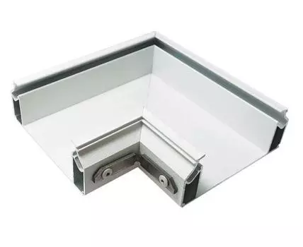 Соединитель угловой L-образный встраиваемый Denkirs Flod DK5851-WH