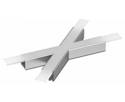 Соединитель угловой X-образный накладной Arlight KLUS 026245