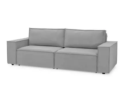 Sofa Soft 2 (Велюр, Серый)