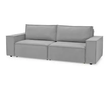Sofa Soft 2 (Велюр, Серый)