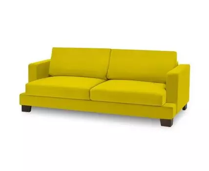 Sofa Stella Light (Велюр, горчичный)