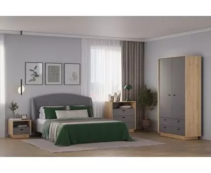 Спальня модульная Айрин-1 Grey