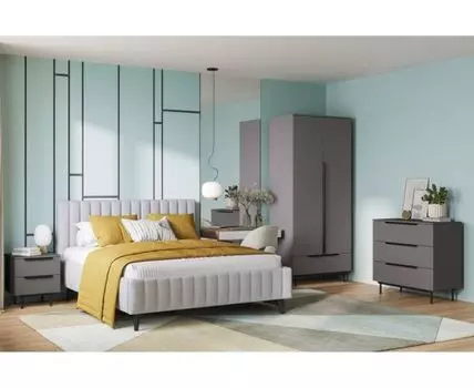 Спальня модульная Квелен-1 Grey