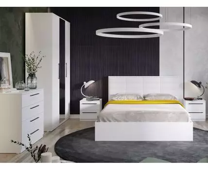 Спальный гарнитур Агата (Белый)