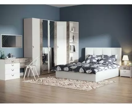 Спальный гарнитур Амелия (Белый)