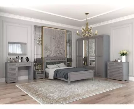 Спальный гарнитур Аврора (Серый)