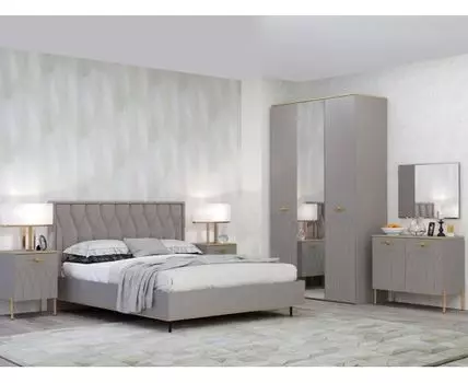 Спальный гарнитур Кендел (Серый)