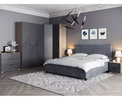 Спальный гарнитур Манхеттен (Серый)