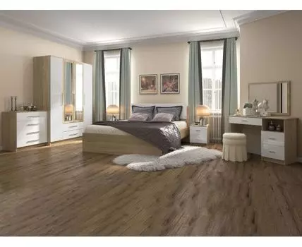 Спальный гарнитур Марика (Белый)