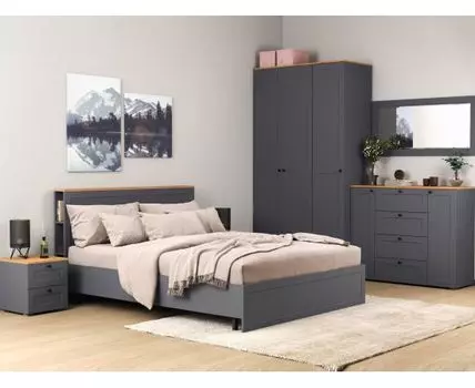 Спальный гарнитур Остин (Серый)