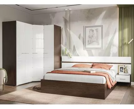 Спальный гарнитур Вегас (Белый)