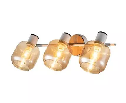 Спот HUGGE (белый, хром, 16)