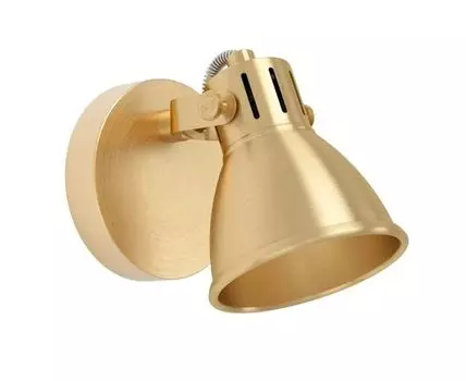 Спот SERAS, GU10, 1x3W, сталь, матовая латунь, золотой, 900169