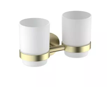 Стакан для зубных щеток двойной Timo Saona 13034/17 золото матовое