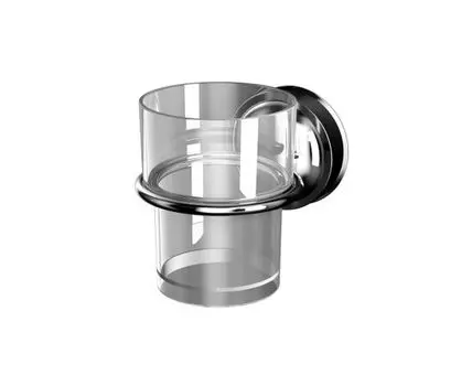 Стакан прозрачный (хром, 9,5)