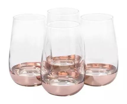 Стакан Сир де Коньяк Электрическая медь 4 шт. (Золотой)