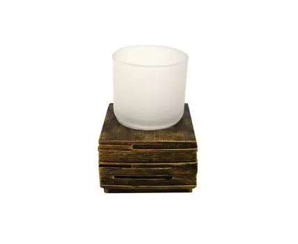 Стаканчик Brick (коричневый, белый, 8)