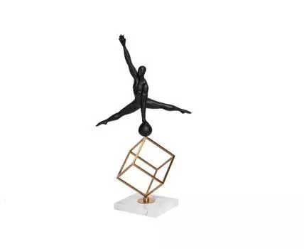 Статуэтка Гимнаст на кубе-2 Garda Decor