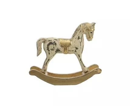 Статуэтка ROCKING HORSE (золотистый, 11)