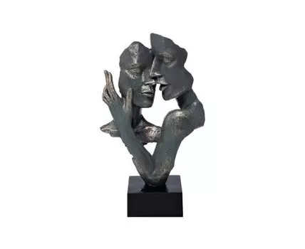 Статуэтка Влюбленные (Серый, 10)