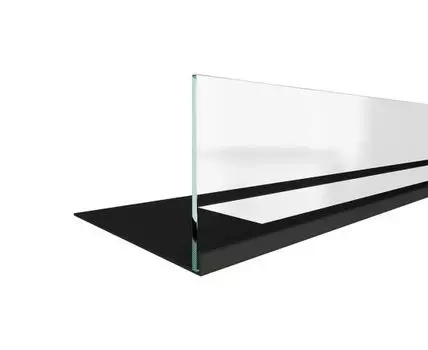 Стекло декоративное для биокаминов Elliot 900 Long, Sirius 900 Long и Flagman 700 Long (Черный, 62)
