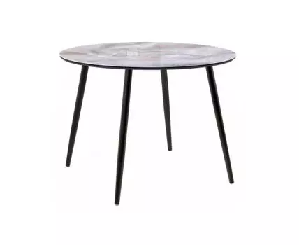 Стеклянный стол Анселм кианит / черный (Розовый, 80)