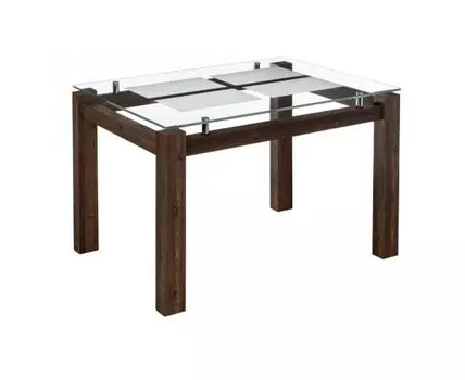 Стеклянный стол Бран орех кантри (Коричневый, 100)