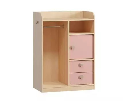 Стеллаж Арчи-2 Rose Plywood