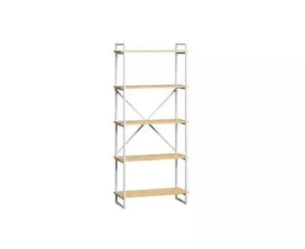 Стеллаж Бервин 4 (бордовый, 80)